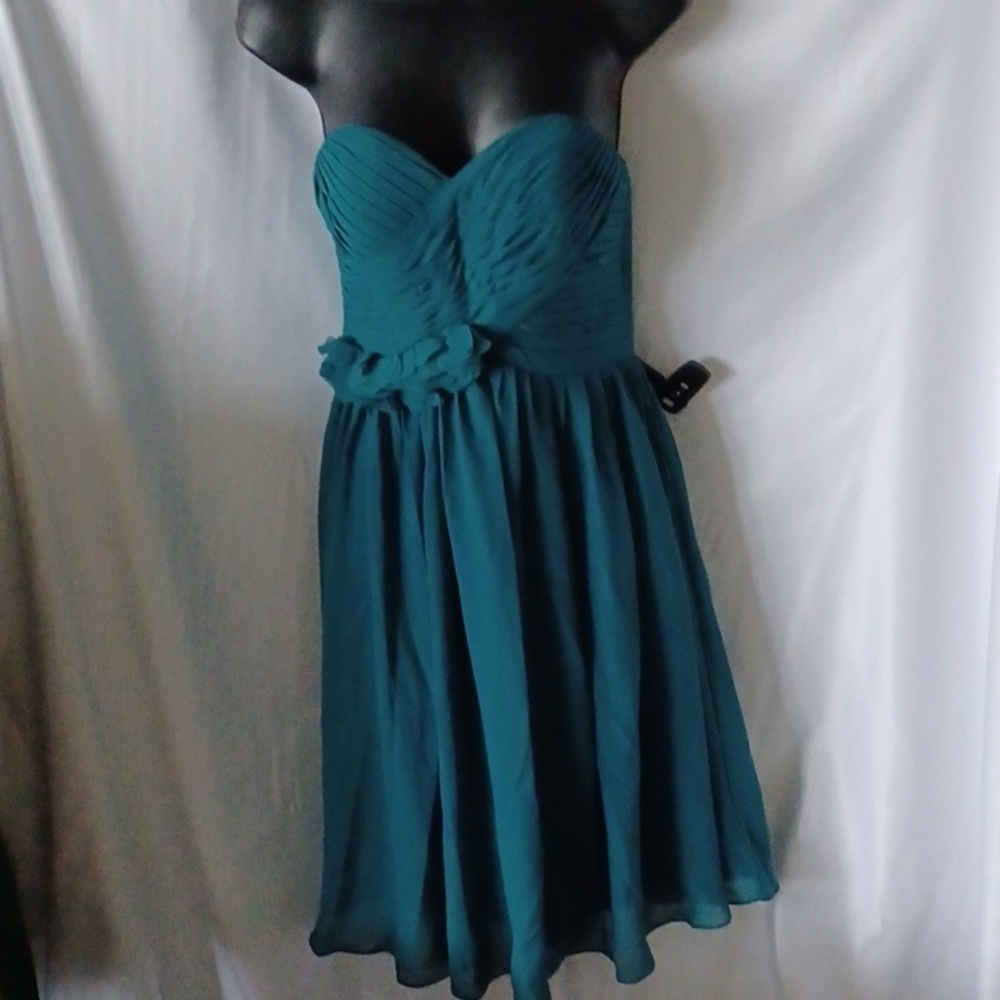Ants bridal teal bridesmaid dress, sz 2